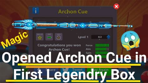 How To Open Archon Cue Other Legendry Cues In 8 Ball Pool Opening