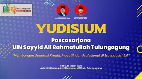 LIVE YUDISIUM SARJANA KE 34 FAKULTAS TARBIYAH DAN ILMU KEGURUAN