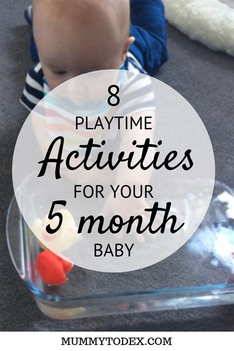 8 fun and engaging playtime activities to try with your 5 month old baby. Bored or unsure what ...