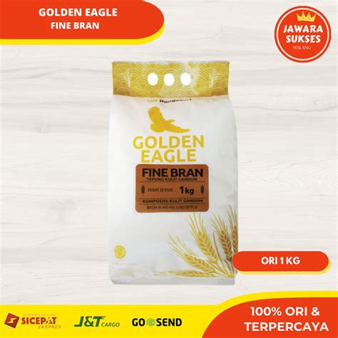 Jual Tepung Kulit Gandum Golden Eagle 1kg Fine Bran Bungasari