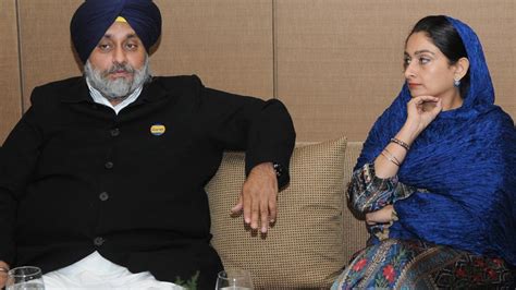 Harsimrat Kaur Badal And Sukhbir Singh Badal A Couple Of Quips And