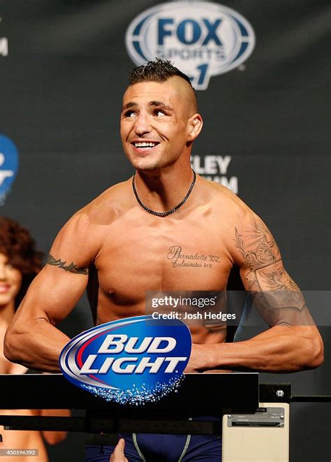 Diego Sanchez Weighs In During The Ufc Fight Night Weigh In At News