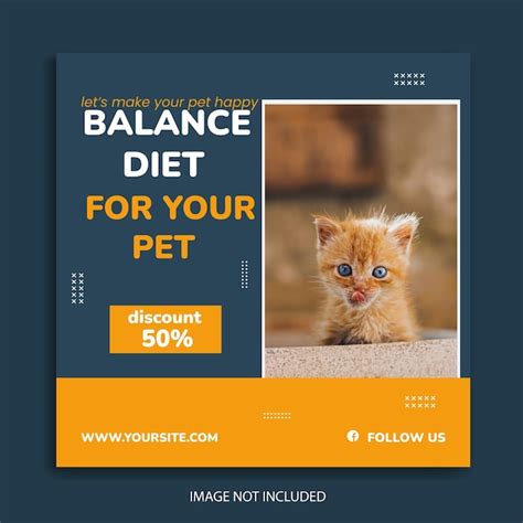 Premium Vector Pet Adoption Flyer Template Concept