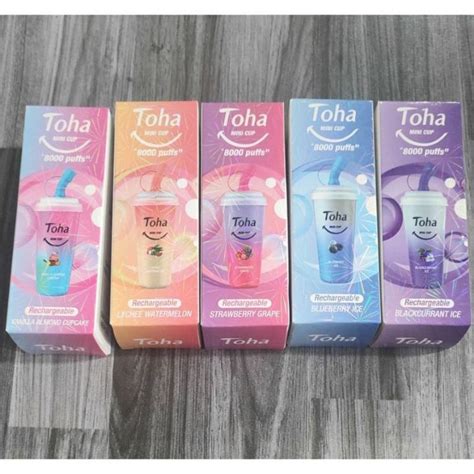 Toha Mini Cup 8K Puffs Rechargeable Lazada PH