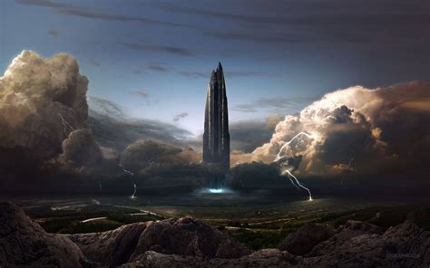 100 Sci Fi Landskab Wallpapers