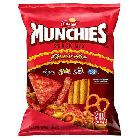 Munchies Munchies Snack Mix Flamin' Hot 2 Oz 2.0 oz | Snacks, Chips ...