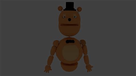 Freddy Fazbear Model WIP TEXTURE [BLENDER] by Elite151 on DeviantArt