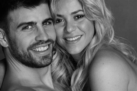 pregnant Shakira and Pique naked look Shakira and Gerard Piqué Photo