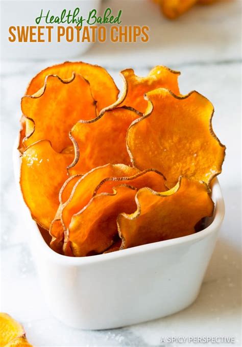 Baked Sweet Potato Chips A Spicy Perspective