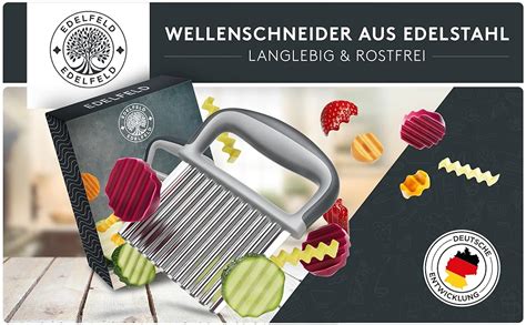 Edelfeld Wellenschneider F R Pommes Obst Gem Se