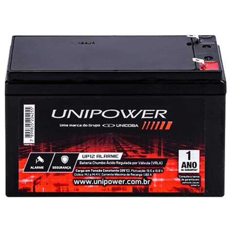 Bateria Selada Para Nobreak 12v 7Ah F187 UP12 Ala Ot Unipower