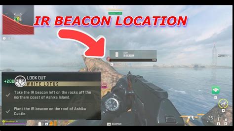 IR BEACON LOCATION IN ASHIKA DMZ LOOK OUT MISSION TIER 1 WHITE LOTUS