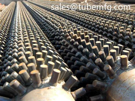 Studded Tubes Welded Stud Tubes Fired Heater Tubes Stud Fin Tubes