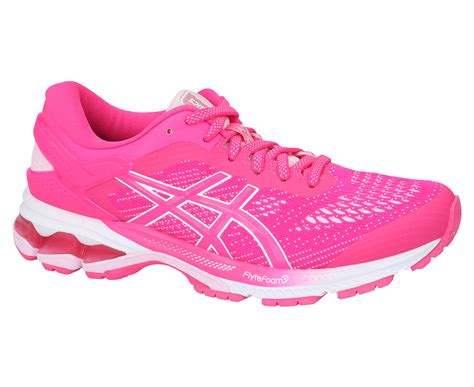 Asics Womens Gel Kayano 26 Running Shoes Pink Glocotton Candy Au