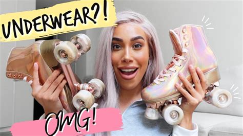 I Went Roller Skating In My Underwear 😳 Youtube