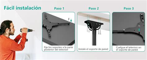 Wali Soporte Para Tv Techo Ajustable Soporte Para Pantalla Techo De