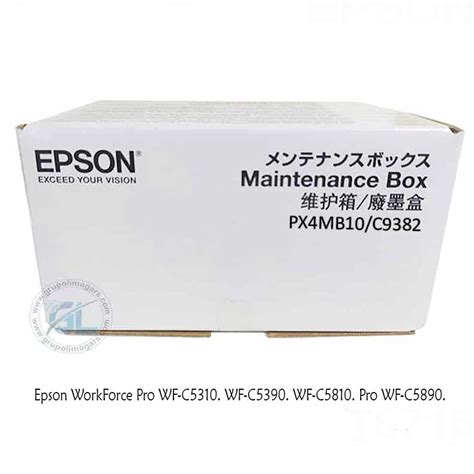 Caja De Mantenimiento Epson C9382 C5810 C5310 C5890 G Limagars Peru