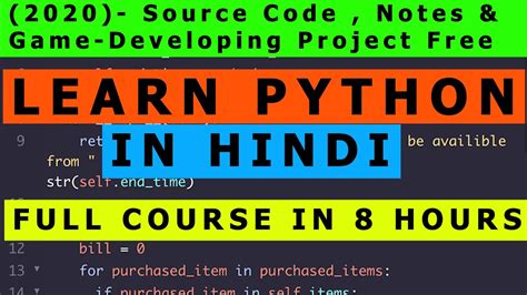 The Best Python Course For Beginners In Hindi 2023 With Notes