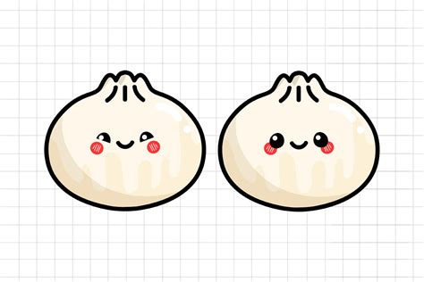 Cute Dumpling Illustration Graphic by akisejaillirpa · Creative Fabrica