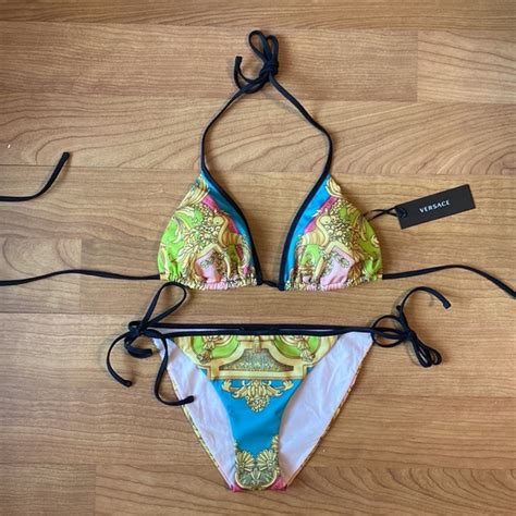 Versace Swim Versace Barocco Goddess Bikini Top Poshmark