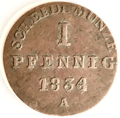 1 Pfennig William IV Reino De Hannover Numista