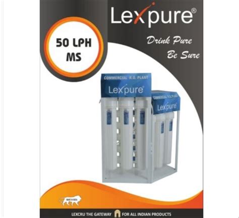 Ro 50 LPH MS Lexpure Water Filter Automation Grade Manual At Rs 19500