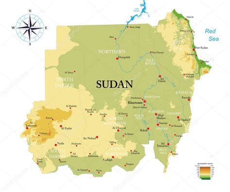 Sud N Mapa F Sico Altamente Detallado 2024