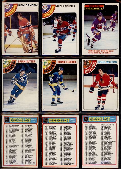 1978 79 OPC COMPLETE HOCKEY CARD SET 1 396 EXCELLENT NEAR MINT EBay