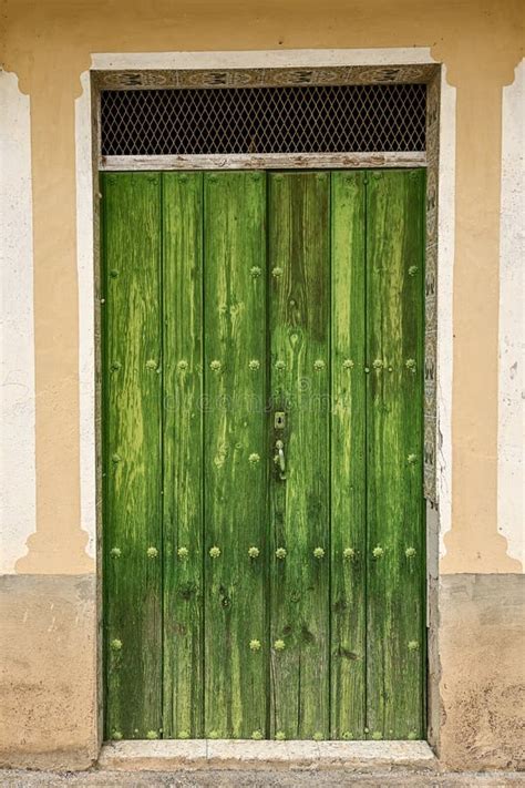 An Old And Weathered Wooden Door Stock Photo Image Of Wood Entrance