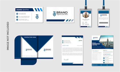 Premium Vector | Corporate identity design template design