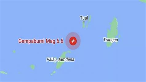 Breaking News Gempa Magnitudo Guncang Maluku Tenggara Warga