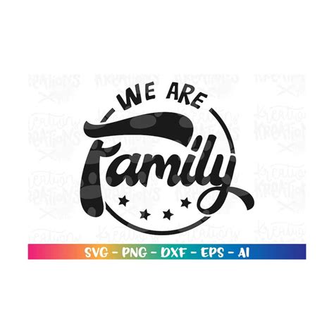 We are Family svg family svg summer vacation svg shirt cut c - Inspire ...