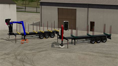 Fliegl Timber Runner Z Crane Pack FS22 KingMods