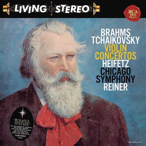 Brahms Tchaikovsky Violin Concertos Heifetz Remastered Album By