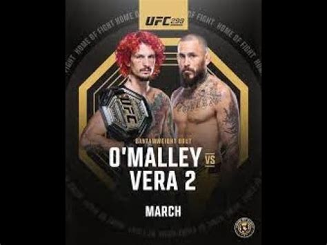 Sean Omalley VS Marlon Vera YouTube