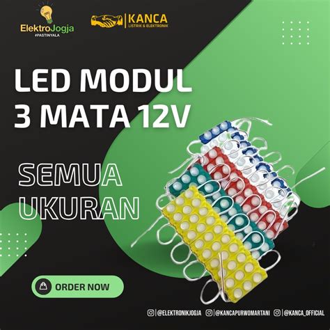 Jual Lampu Led Module Watt V Led Modul Mata Besar Banyak Warna