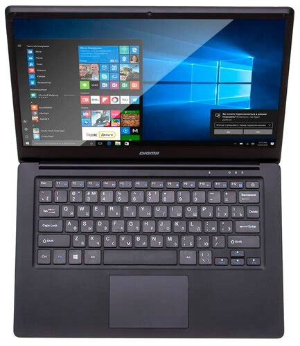 Ноутбук DIGMA CITI E400 1920x1080 Intel Atom x5 1 44 ГГц RAM 4 ГБ