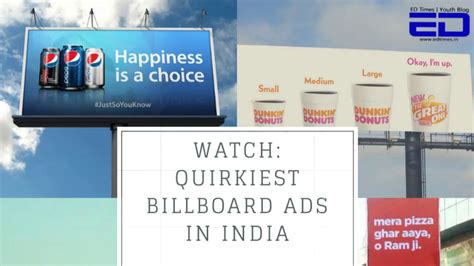 Watch: Quirkiest Billboard Ads In India