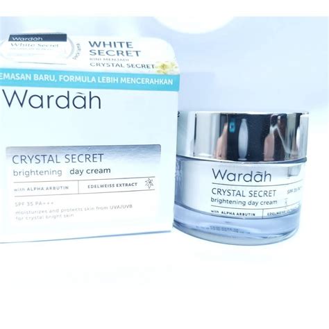 Jual Wardah Crystal Secret Brightening Day Cream Kemasan Baru Dari