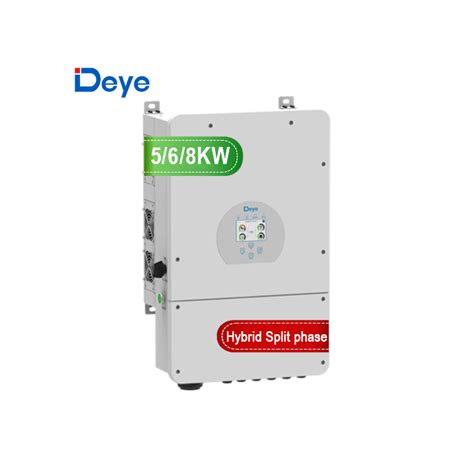 Deye Split Phase Sun 8K Sg01lp1 Us 8kw Solar Inverter 2 MPPT For Solar