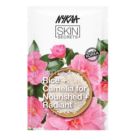 Nykaa Naturals Skin Secrets Bubble Sheet Mask Rice And Camellia