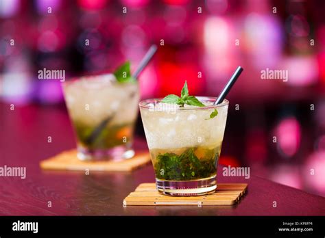 Cocktails Collection Mint Julep Stock Photo Alamy