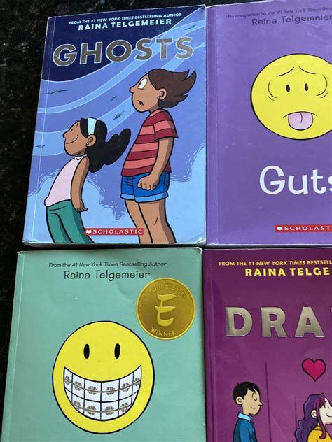 Smile Drama Sisters Ghosts Raina Telgemeier Lot 6 Books Graphic Novel 6 9780545326995 Ebay