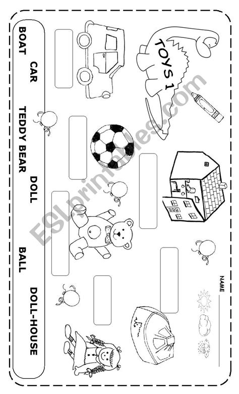 Toys Esl Worksheet By Mouse200888