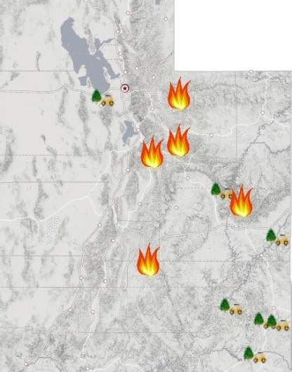 Utah Fire Map Track Fires Near Me Right Now August 14