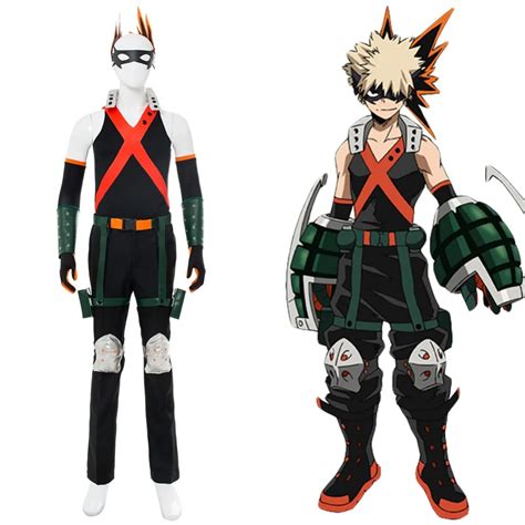 My Hero Academia Boku No Hero Academia Katsuki Bakugou Cosplay Costume Uniform Custom Made Men