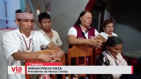 Manos Unidas Brinda Ayuda Humanitaria A La Familia Del Apu Asesinado