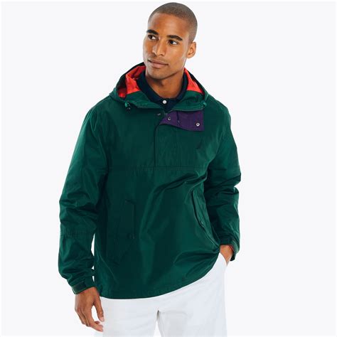 Nautica Mens Anorak Jacket Cosmic Fern