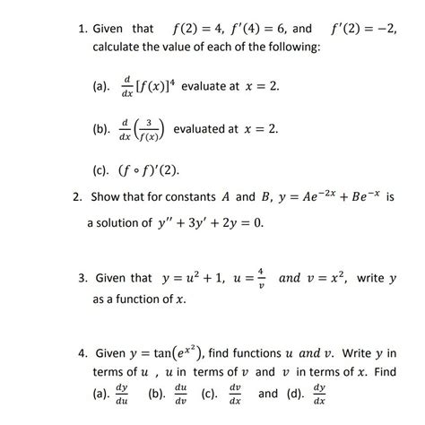 Solved F2 2 1 Given That F2 4 F4 6 And