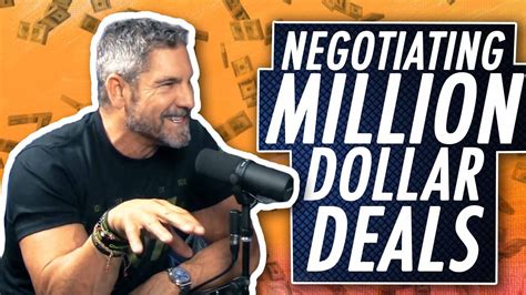 Negotiating Million Dollar Deals Grant Cardone Youtube